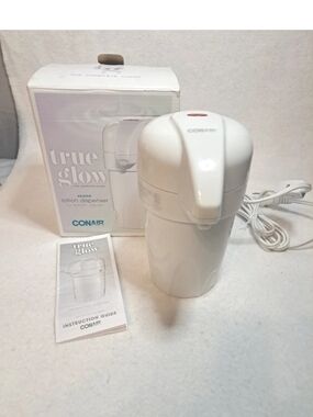 Conair True Glow Heated Lotion Dispenser Warmer -Uses any Lotion- New In Box